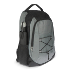 RPET laptoptas met binnenvakken kleur grijs