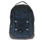 RPET laptoptas met binnenvakken kleur donkerblauw tweede weergave