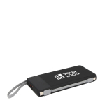 Powerbank van gerecycled plastic met snelladen 10.000mAh met afdrukgebied