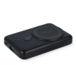 Draadloze MegSafe oplader met USB-A en USB-C ingangen kleur zwart