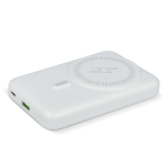Draadloze MegSafe oplader met USB-A en USB-C ingangen kleur wit