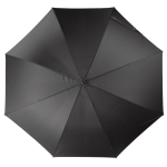 Grote windbestendige paraplu in kleuren met zwart frame 25'' kleur zwart tweede weergave
