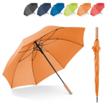 Grote windbestendige paraplu in kleuren met zwart frame 25''