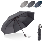 Automatische opvouwbare paraplu met ergonomische handgreep 22''