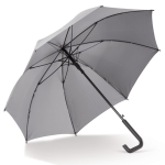 Paraplu met geometrische handgreep en windbestendig 23'' kleur grijs