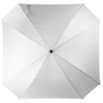 Grote vierkante windbestendige paraplu 27'' kleur wit derde weergave