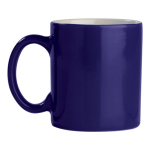 Keramische mok in verschillende kleuren met capaciteit van 300ml kleur donkerblauw tweede weergave
