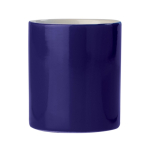 Keramische mok in verschillende kleuren met capaciteit van 300ml kleur donkerblauw derde weergave