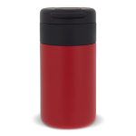 Dubbelwandige thermosfles met opklapbare dop 250ml kleur donkerrood