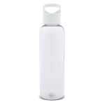 Transparante RPET fles met gekleurd geometrisch handvat 600ml kleur doorzichtig wit tweede weergave