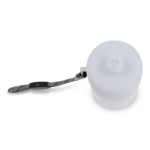 Witte BPA-vrije bidon met draagkoord 500ml kleur wit vijfde weergave