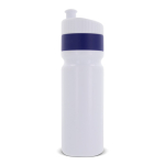 BPA-vrije sportbidon met gekleurde rand, gemaakt in de EU 750ml kleur donkerblauw
