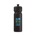 BPA-vrije 100% lekvrije sportbidon van plastic 750ml met afdrukgebied