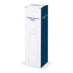 Dubbelwandige lekvrije RVS fles 750ml kleur wit zesde weergave