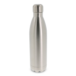 Dubbelwandige lekvrije RVS fles 750ml kleur zilver