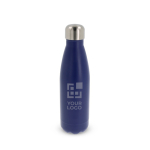 Lekvrije RVS fles in verschillende kleuren 500ml met afdrukgebied