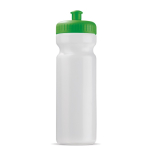 Sportbidon van organisch plastic, gemaakt in de EU 750ml kleur doorzichtig groen