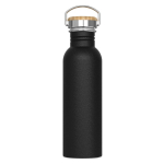 RVS lekvrije fles met poedercoating 750 ml kleur zwart