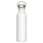 RVS lekvrije fles met poedercoating 750 ml kleur wit