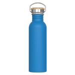 RVS lekvrije fles met poedercoating 750 ml kleur lichtblauw