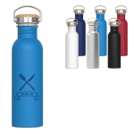 RVS lekvrije fles met poedercoating 750 ml