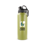 RVS fles met comfortabele draaggreep 800ml met afdrukgebied