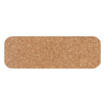 Kurken badges met veiligheidsspeld Cork kleur naturel derde weergave