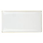 Rechthoekige vergulde metalen speld om te personaliseren 26x14mm kleur goud tweede weergave