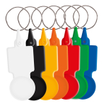 Plastic sleutelhanger met winkelwagenmuntje, ideaal voor boodschappen