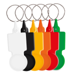 Plastic sleutelhanger met winkelwagenmuntje, ideaal voor boodschappen