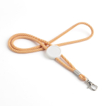 Moderne buisvormige polyester lanyard met karabijnhaak, 3 cm