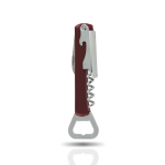 Kurkentrekker met logo bedrukken als gift Chef kleur bordeaux