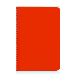 Notitieboekje met felle kleuren A5 gladde vellen University kleur rood