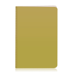 Notitieboekje met felle kleuren A5 gladde vellen University kleur goud