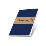 Duurzaam notitieboek van steenpapier, A5 formaat, blanco pagina's kleur marineblauw