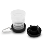 Opvouwbaar glas om pillen in te bewaren 200ml Pillcup Colors kleur zwart