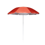 Strandparasol van 170T polyester met UV-bescherming Ø180 kleur rood