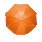 Strandparasol van 170T polyester met UV-bescherming Ø180 kleur oranje