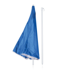 Strandparasol van 170T polyester met UV-bescherming Ø180 kleur koningsblauw