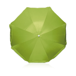 Strandparasol van 170T polyester met UV-bescherming Ø180 kleur lichtgroen