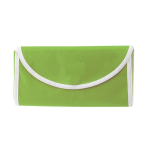 Opvouwbare non-woven tas met klittenbandsluiting 80 g/m² kleur lichtgroen