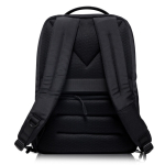 Antidiefstal rugzak van polyester met vak voor laptop 15,6 inch kleur zwart