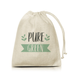 Ruime katoenen tas voor dagelijks gebruik 110 g/m² kleur beige