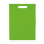 Non-woven tas verkrijgbaar in diverse kleuren met handvatten 80 g/m² kleur lichtgroen