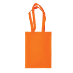 Non-woven tas met lange handvatten, ideaal voor boodschappen 70 g/m² kleur oranje