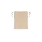 Katoenen tas met striklussen en draaghengsels 110 g/m² kleur beige