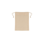Katoenen tas met striklussen en draaghengsels 110 g/m² kleur beige