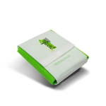 Opvouwbare non-woven tas met logo 80 g/m² kleur lichtgroen