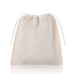 Netachtige katoenen tas met een kant in netstructuur 140 g/m² kleur beige