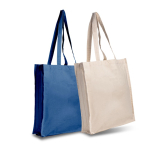 bio katoenen tas met lange hengsels en kruisje 220 g/m2